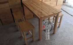 木板酒桌（饭店木头桌子）