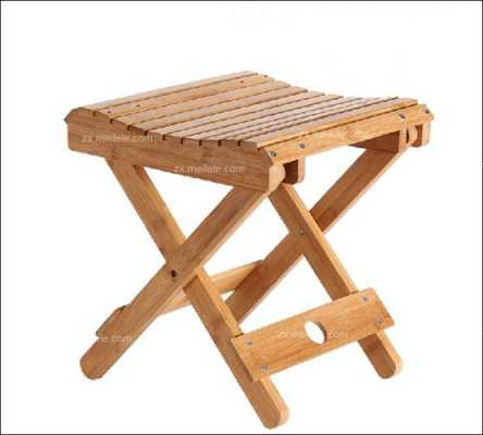 可叠放的木板铁凳子尺寸（木质折叠板凳制作方法）-图2