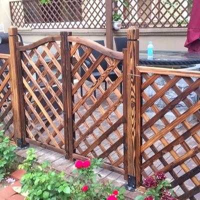 庭院围栏木板（庭院木围栏刷什么油漆）-图2