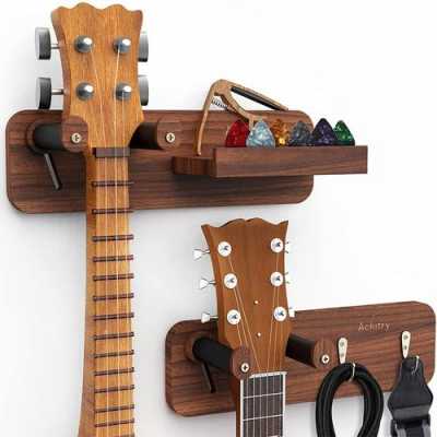 吉他木板支架（挂墙吉他支架）-图1